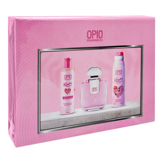 Opio Kisses Set, Eau De Parfum 100ml + Shower Gel + Deodorant | United Arab Emirates | For Women