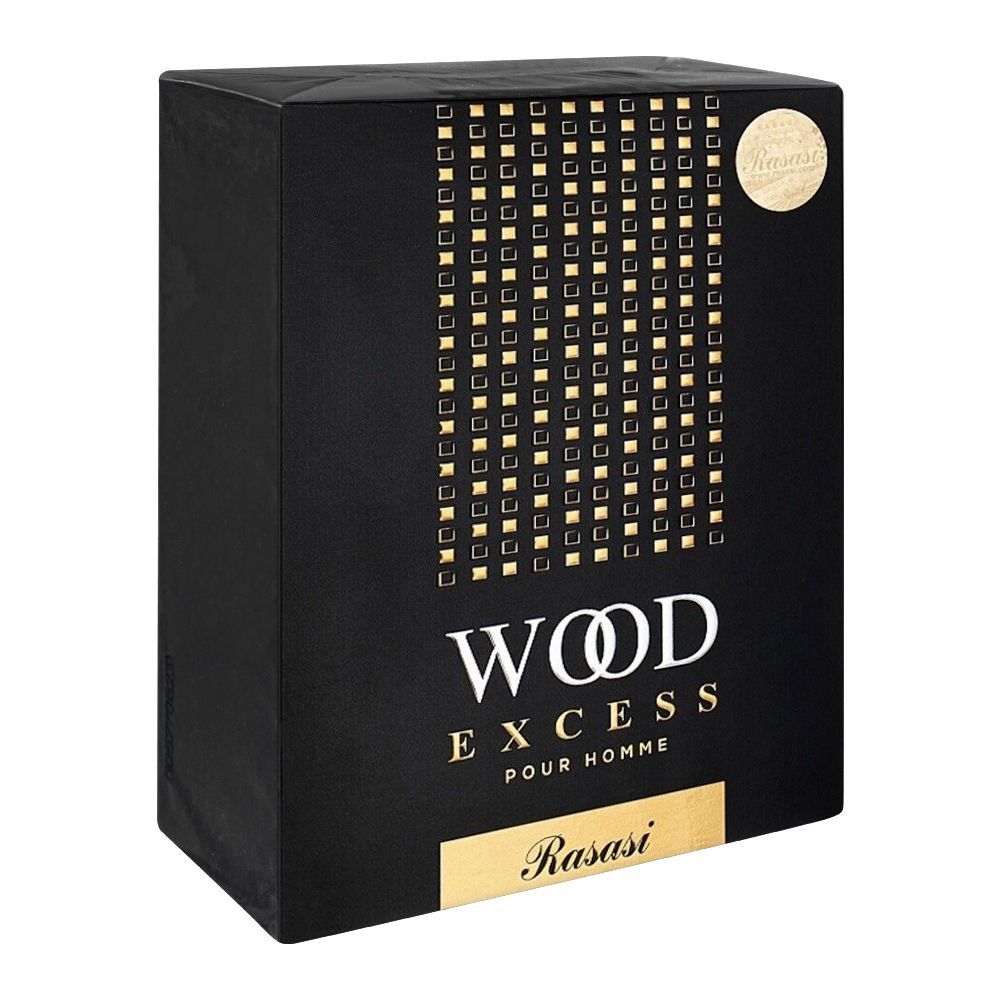Rasasi Wood Excess Pour Homme Eau De Parfum, 100ml | United Arab Emirates | Fragrance For Men
