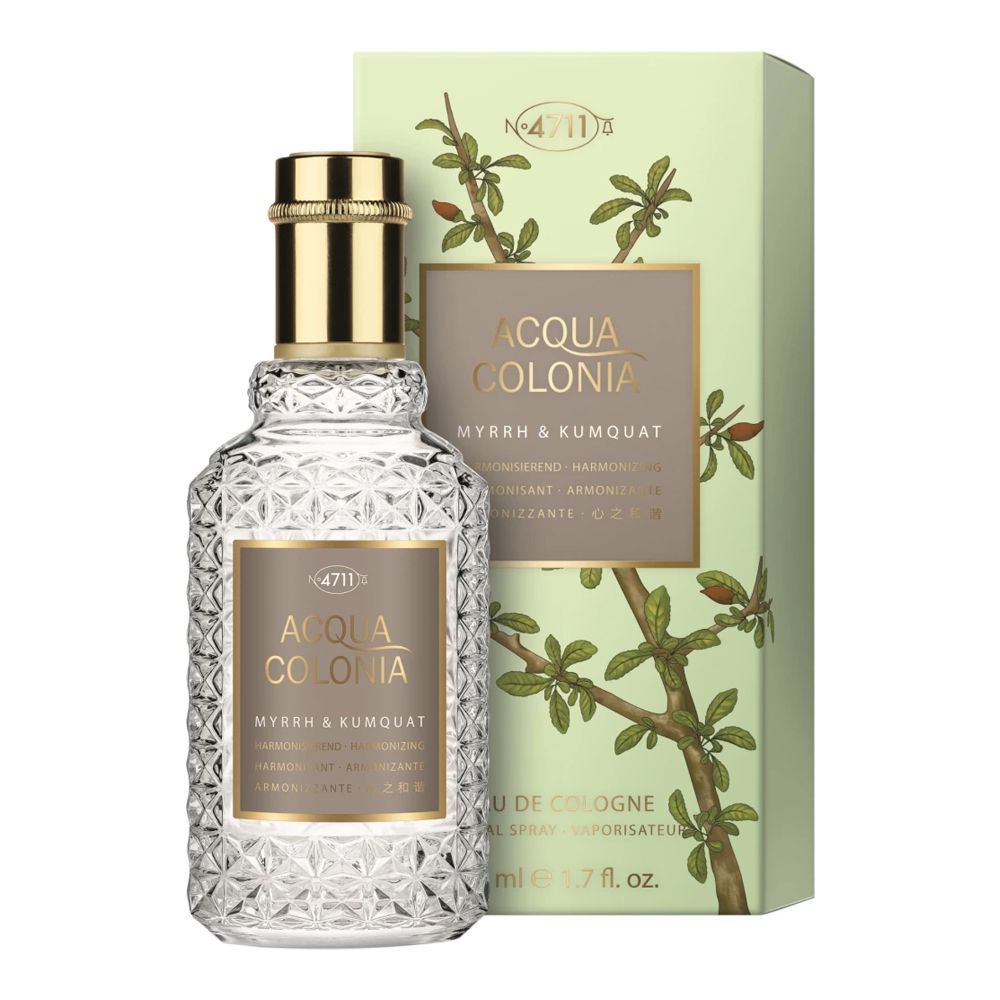 4711 Acqua Colonia Myrrh & Kumquat Eau De Cologne, 50ml | Germany | Fragrance For Men & Women.