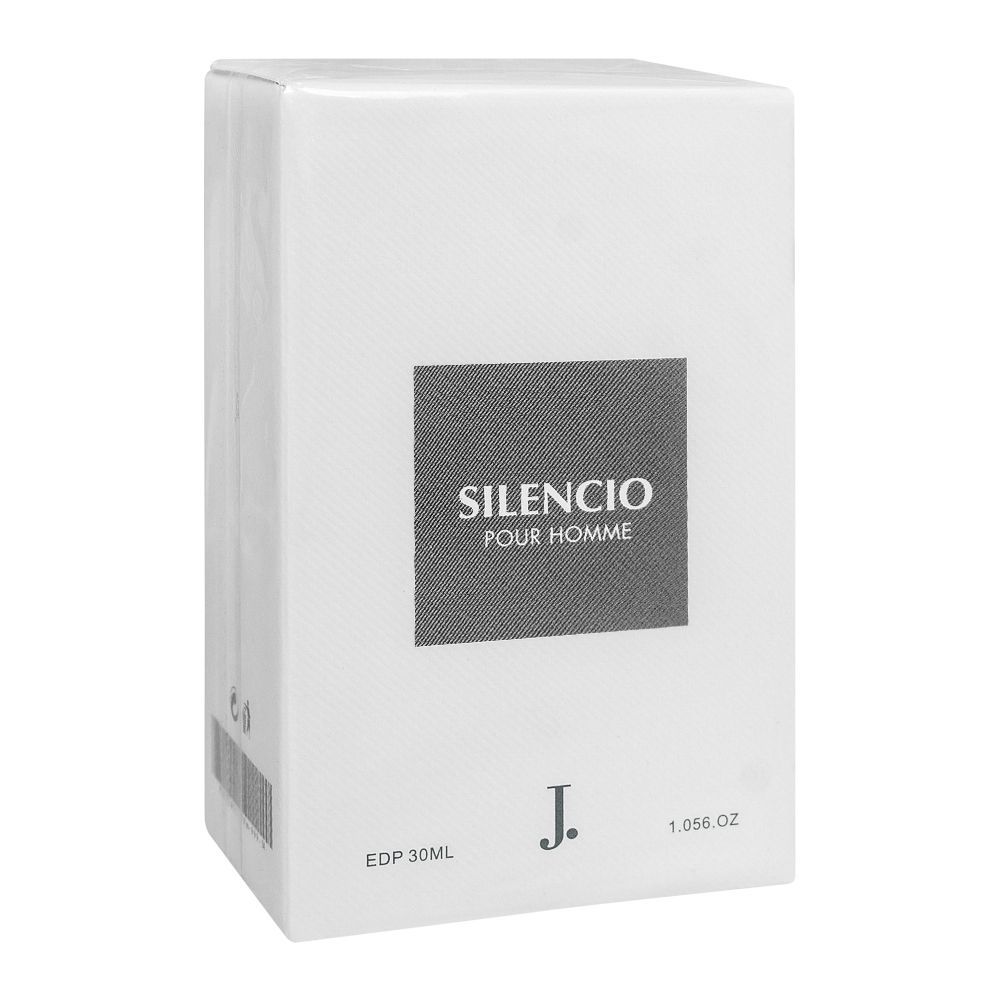 Junaid Jamshed J. Silencio Pour Homme Eau De Parfum, 30ml | Nationwide | Fragrance For Men