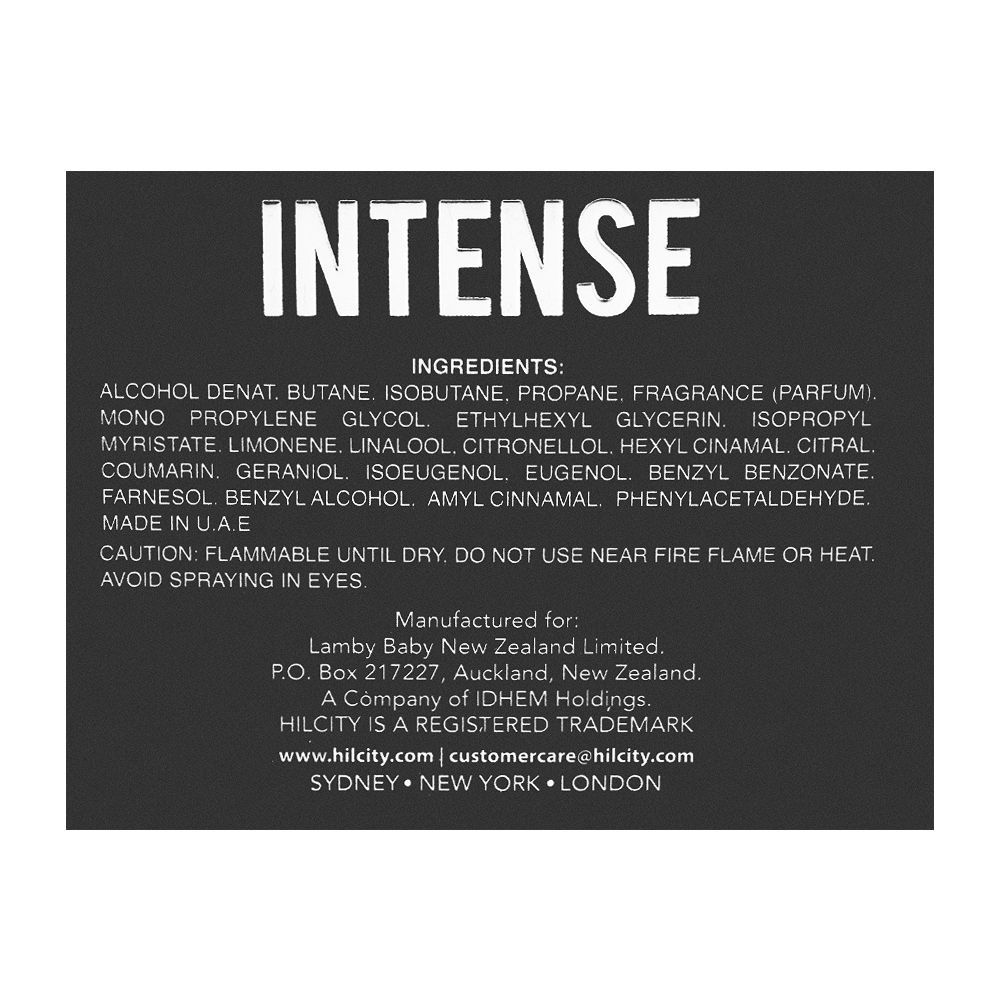 Hill City Intense Pour Homme Eau De Parfum, 100ml | United Arab Emirates | Fragrance For Men