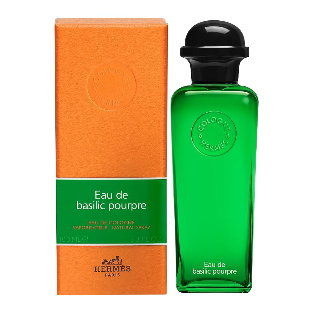 Hermes Basilic Pourpre Eau De Cologne, 100ml | France | For Men & Women