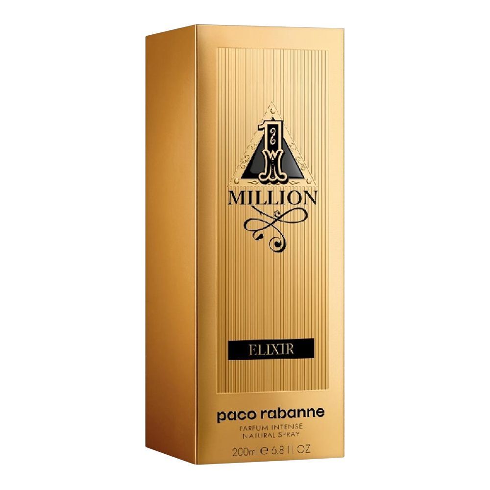 Paco Rabanne 1 Million Elixir Parfum Intense Natural Spray, 200ml | France | Fragrance For Men
