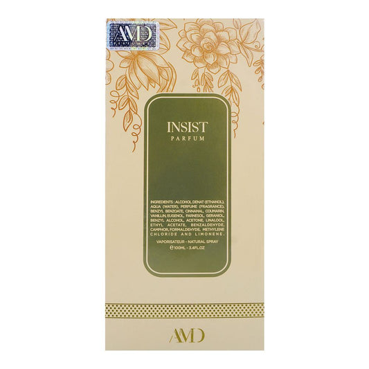 AMD Insist, Eau De Parfum, 100ml | AMD | For Women
