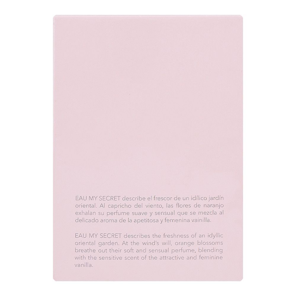 Women Secret Eau My Secret, Eau De Toilette, 100ml | Spain | Fragrance For Women