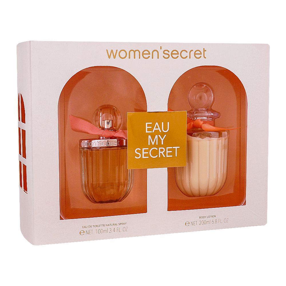Women Secret Eau My Secret Gift Set, Eau De Toilette 100ml+Body Lotion 200ml | Spain | Fragrance For Women