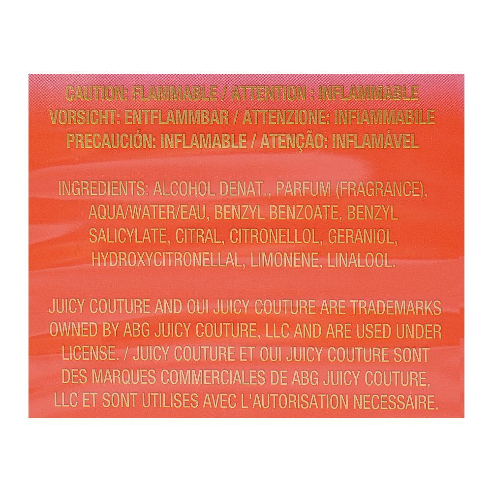 Juicy Couture OUI, Eau de Parfum, 100ml | United States | Fragrance For Women