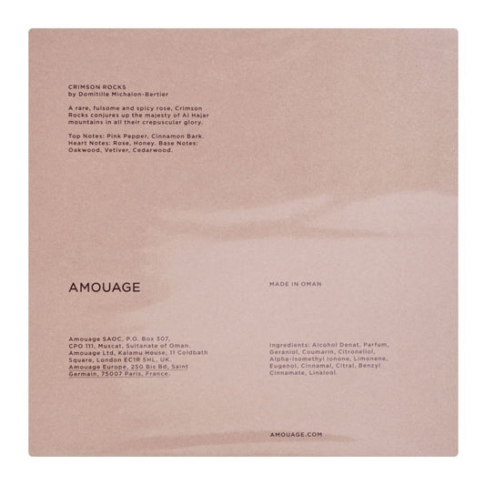 Amouage Crimson Rocks, Eau De Parfum, 100ml | Oman | Fragrance For Men & Women