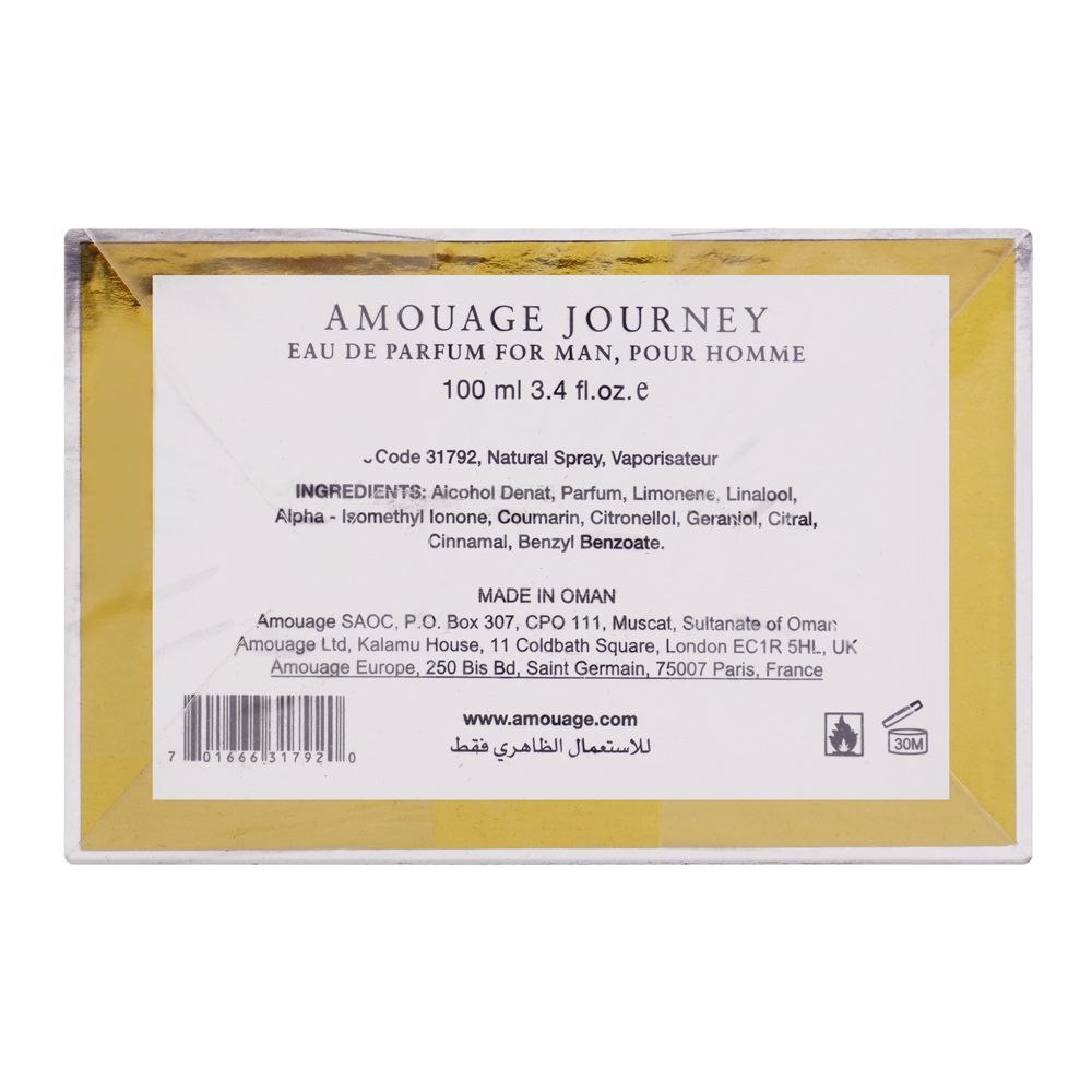 Amouage Journey, Eau De Parfum, 100ml | Oman | Fragrance For Men