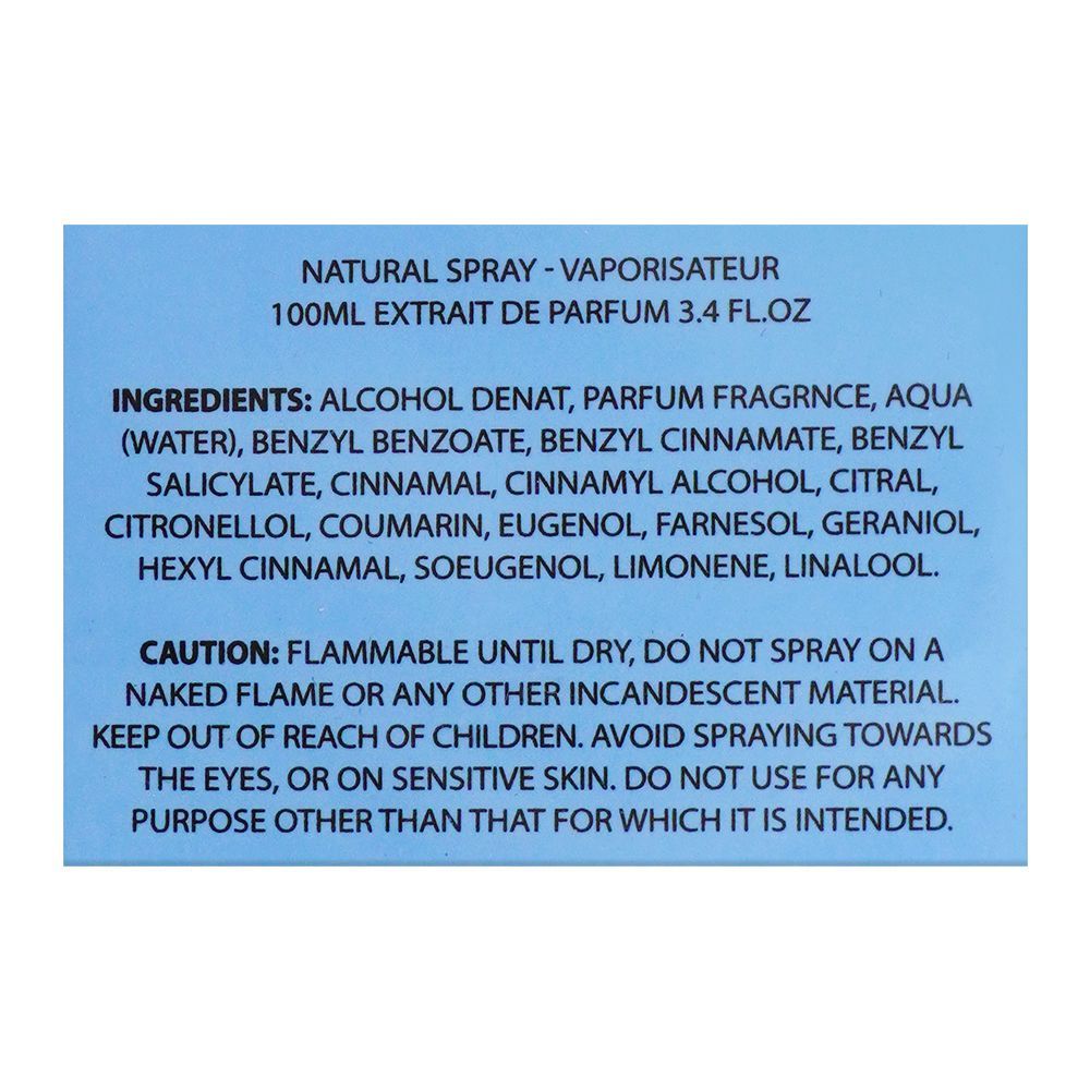 Fabrica Aromas Azul, For Men & Women, Extrait De Parfum, Vaporisateur, 100ml | Eau De Parfum | For Men & Women