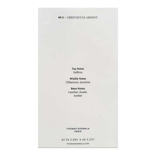 Thomas Kosmala No.3 Crepuscule Ardent, Eau de Parfum, 100ml | France | Fragrance For Men & Women