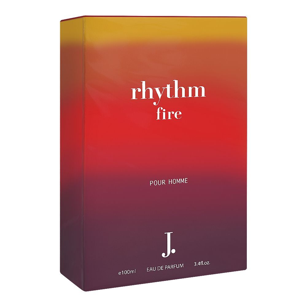 Junaid Jamshed Rhythm Fire Pour Homme, Eau de Parfum, 100ml | Nationwide | Fragrance For Men