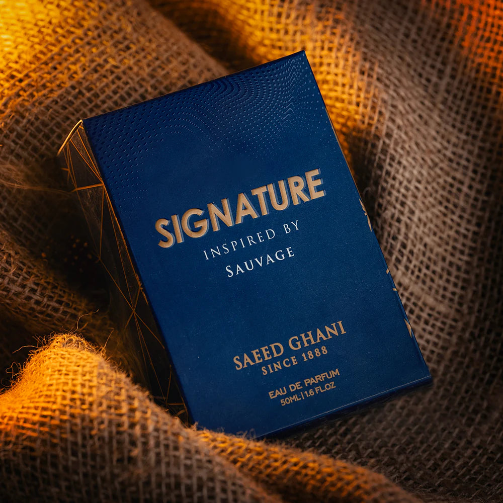 Saeed Ghani Signature Perfume Inspired By Sauvage, Eau de Parfum, 50ml | Nationwide | Fragrance For Men