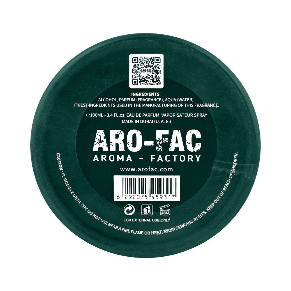 Aro-Fac Sugar Intense, Eau de Parfum, 100ml | United Arab Emirates | Fragrance For Men & Women