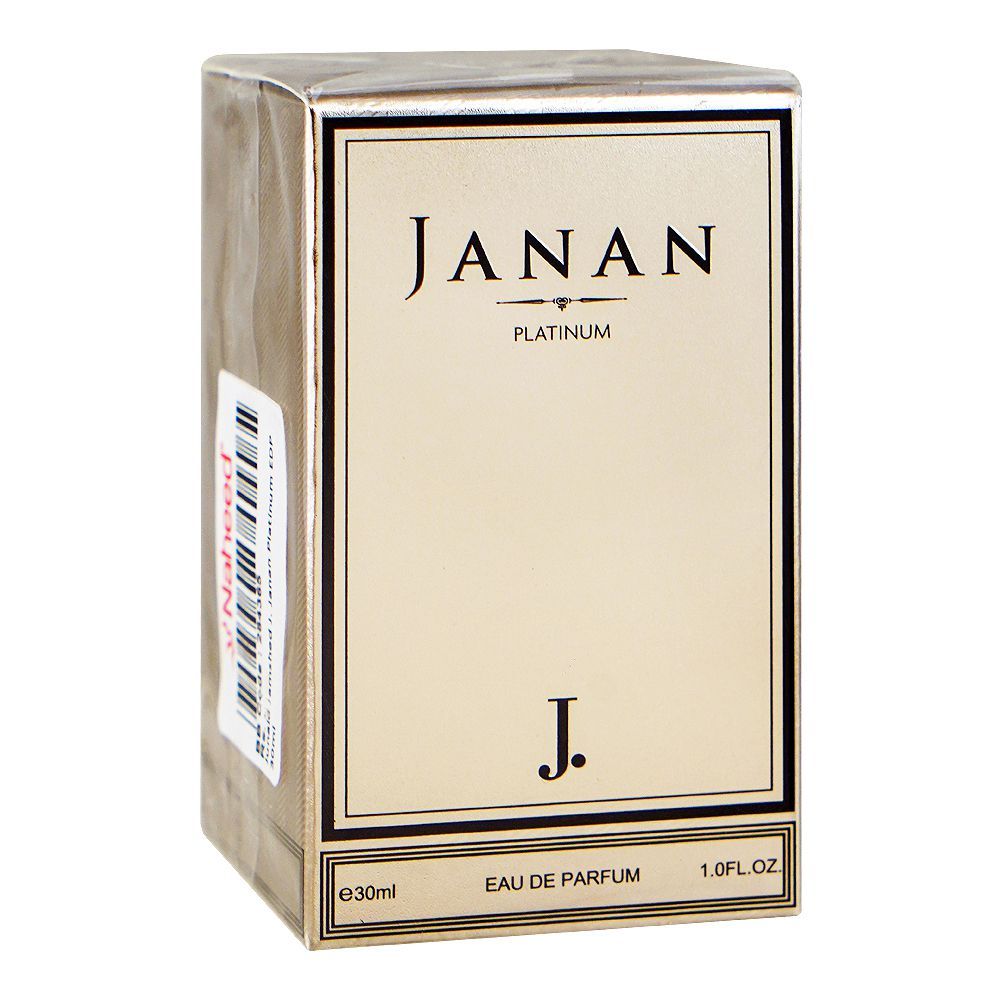J. Janan Platinum, Eau de Parfum, 30ml | Nationwide | Fragrance For Men