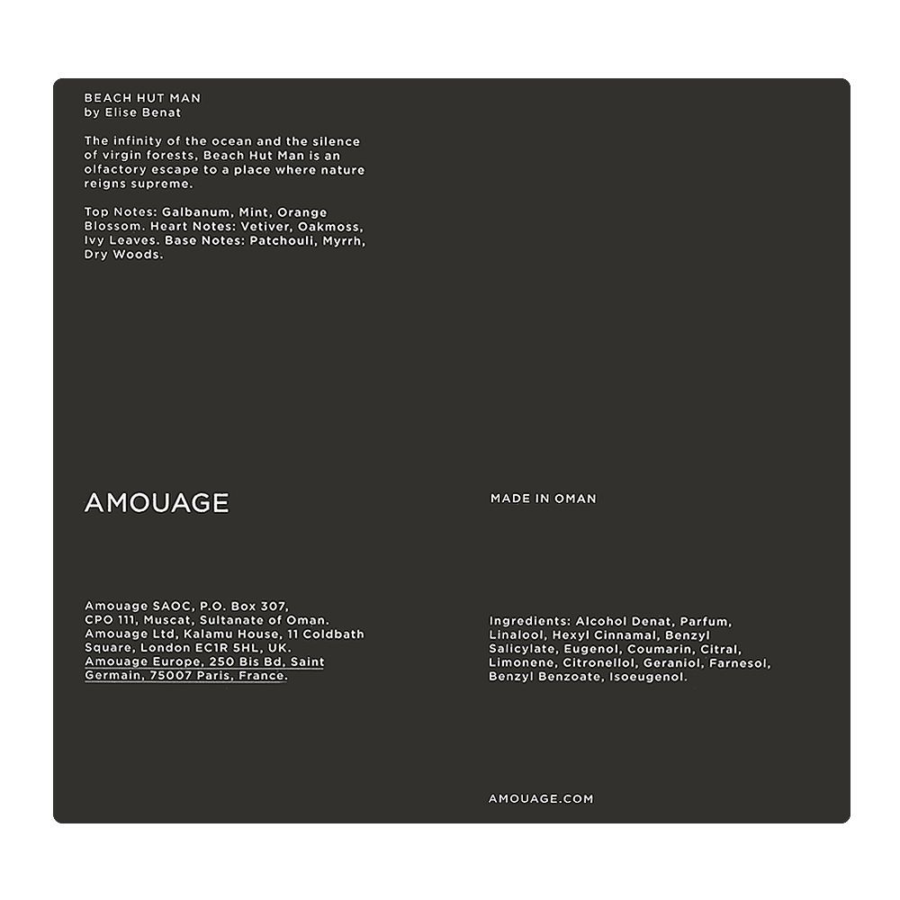 Amouage Beach Hut Man, Eau de Parfum, 100ml | Oman | Fragrance For Men
