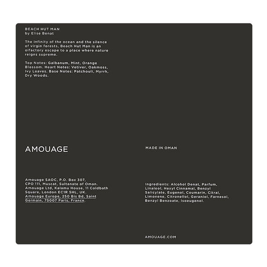Amouage Beach Hut Man, Eau de Parfum, 100ml | Oman | Fragrance For Men