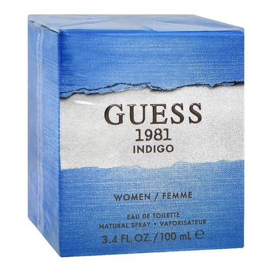 Guess 1981 Indigo Perfume, Eau de Toilette, For Women, 100ml | United States | Fragrance For Women
