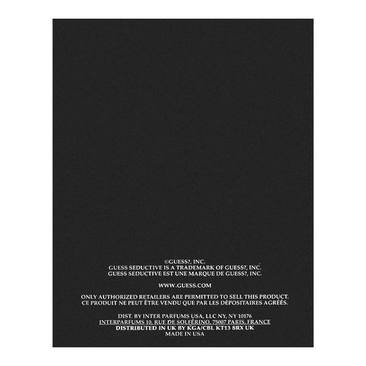Guess Seductive Noir Perfume, Eau de Toilette, 75ml | United States | Fragrance For Women