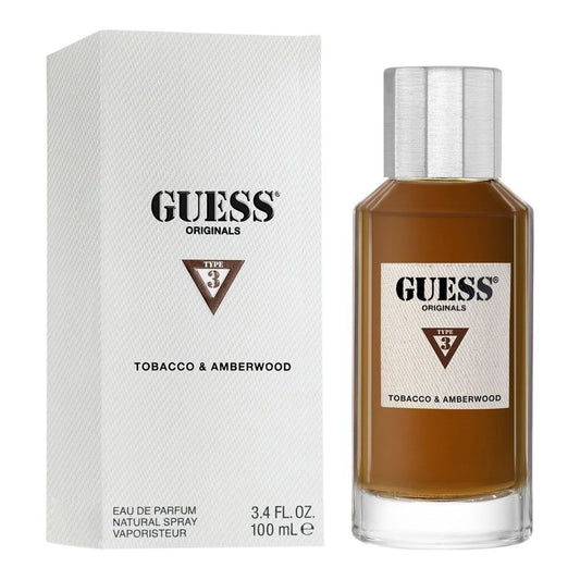 Guess Originals Type 3 Tobacco & Amberwood Perfume, Eau de Parfum, For Men & Women, 100ml | United States | Fragrance For Women