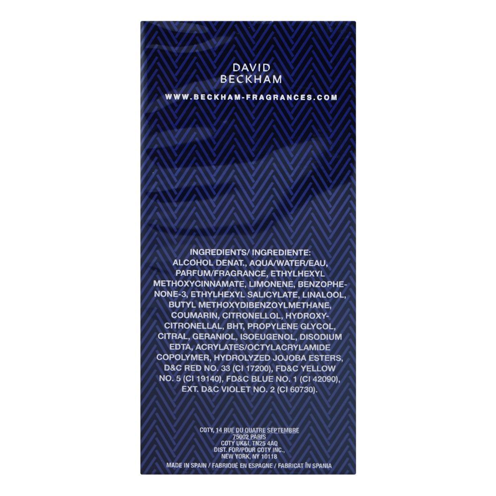 David Beckham Classic Blue Perfume, Eau de Toilette, 100ml | Spain | Fragrance For Men