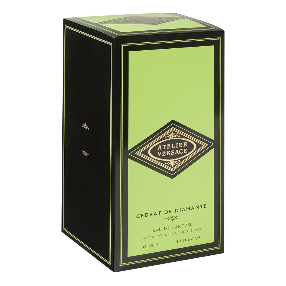 Versace Atelier Cedrat De Diamante Perfume, Eau de Parfum, 100ml | Italy | Fragrance For Men & Women