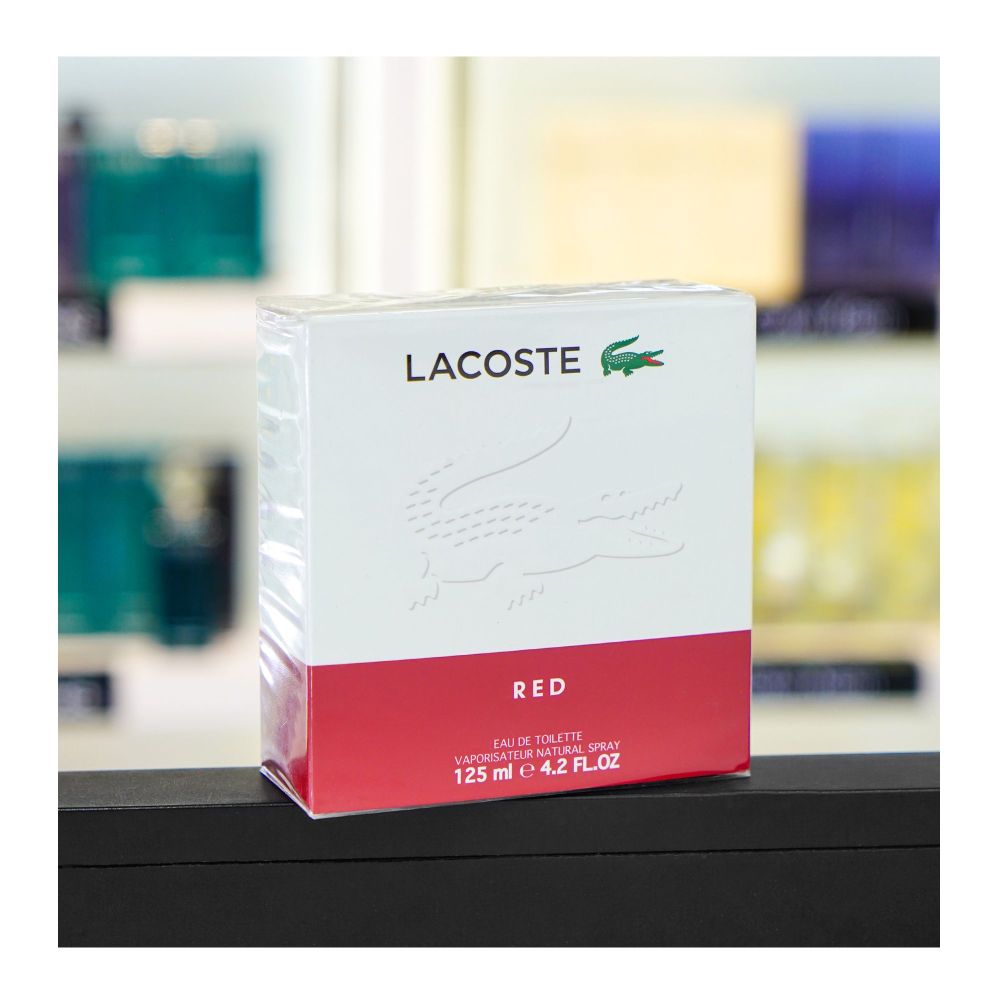 Lacoste Red Perfume, Eau de Toilette, 125ml | France | Fragrance For Men