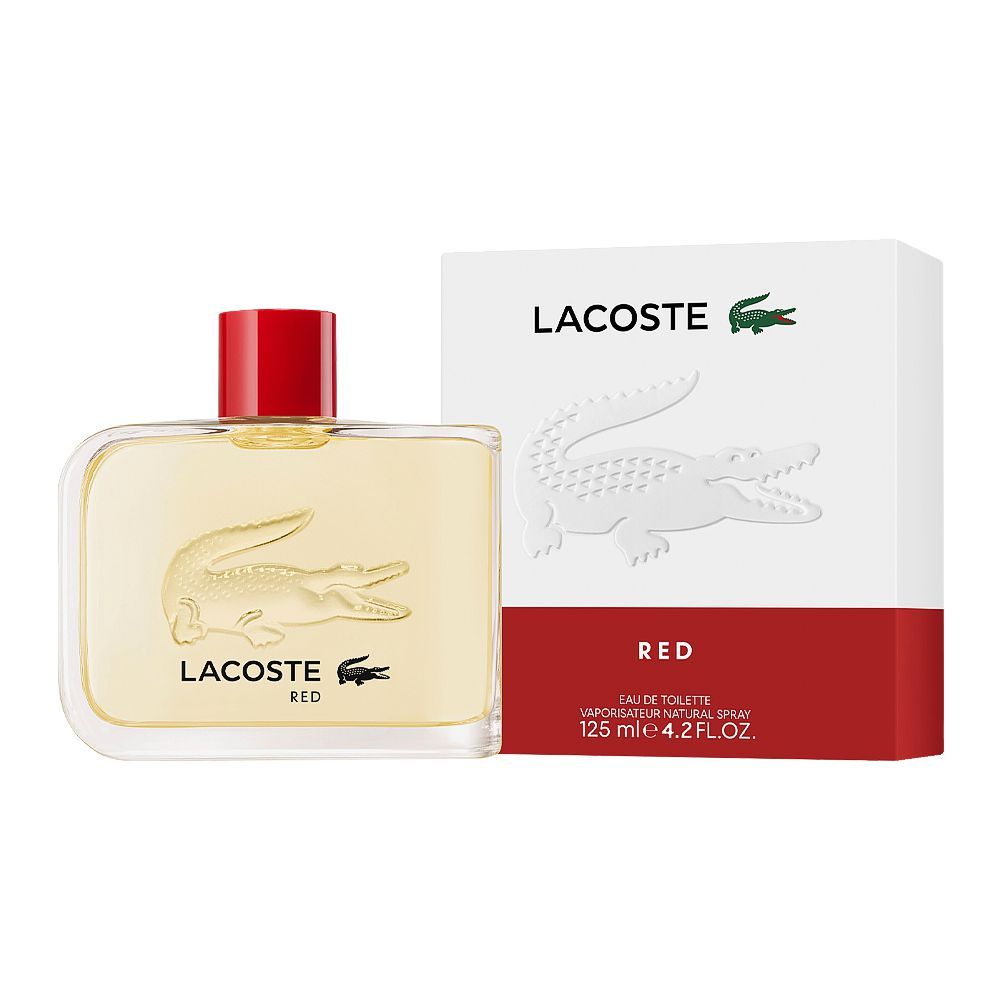 Lacoste Red Perfume, Eau de Toilette, 125ml | France | Fragrance For Men