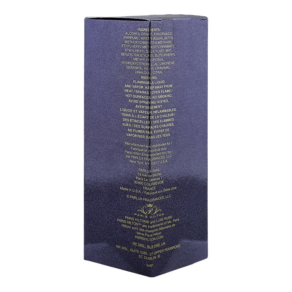 Paris Hilton Luxe Rush, Eau De Parfum, 100ml | United States | Fragrance For Women