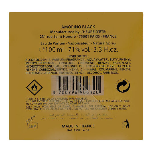 Amorino Black One More Love, Eau De Parfum, 100ml | France | Fragrance For Men & Women