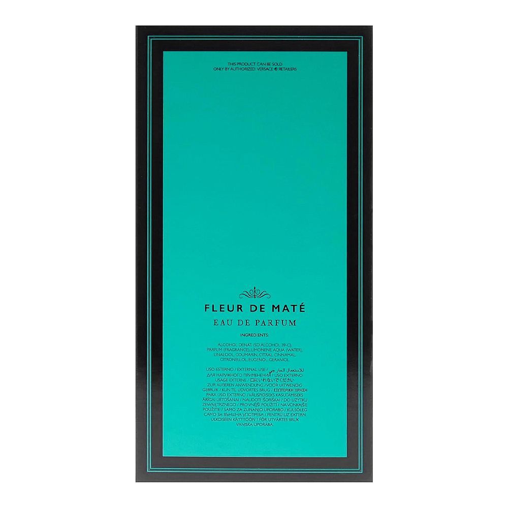 Versace Atelier Fleur De Mate, Eau de Parfum, 100ml | Italy | Fragrance For Men