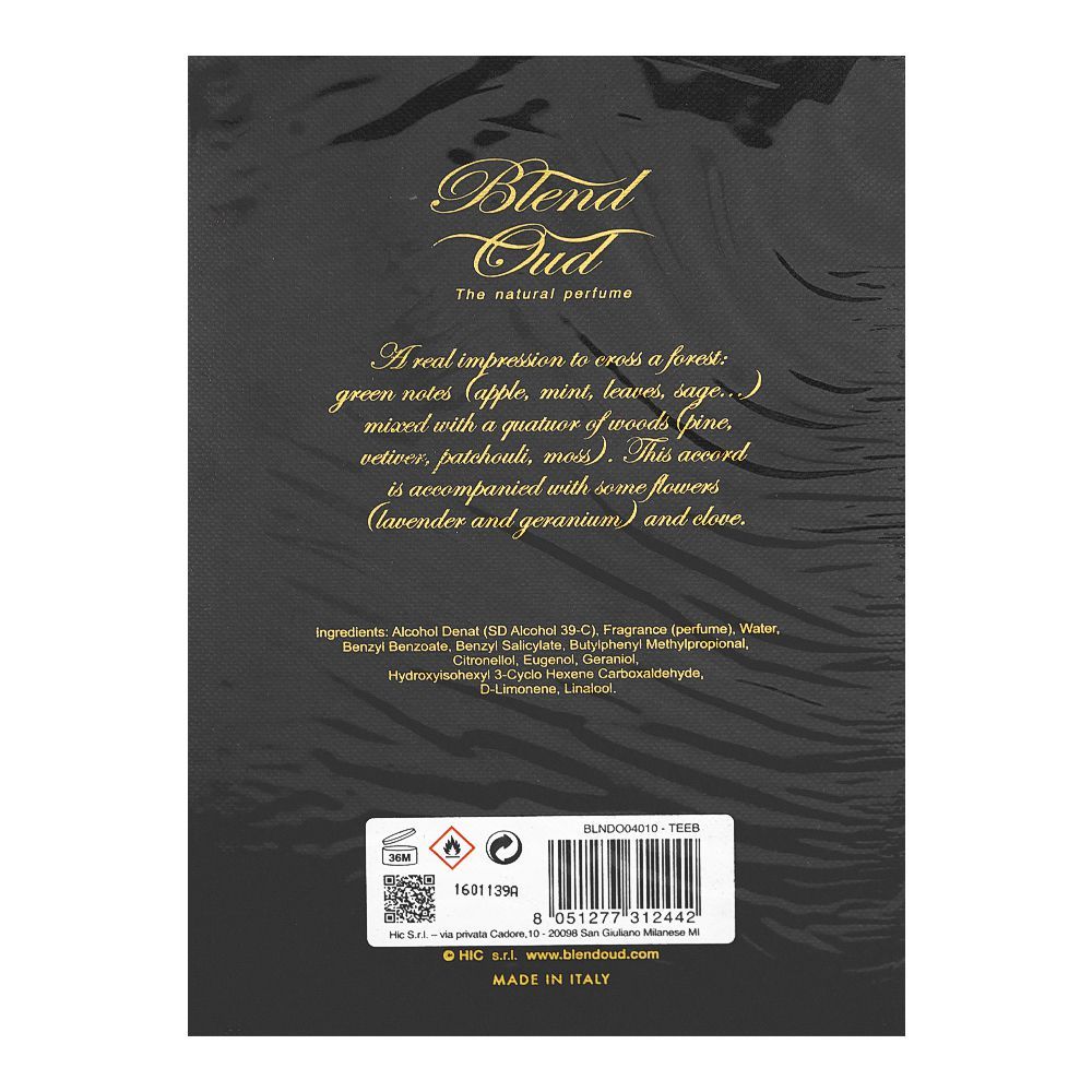 Blend Oud Teeb, Eau de Parfum, 75ml | Italy | Fragrance For Men