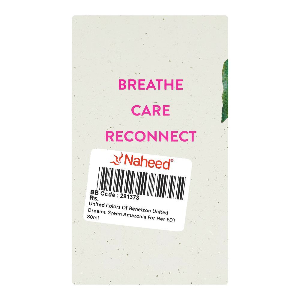 United Colors Of Benetton Green Amazonia, Eau de Toilette, 80ml | Spain | Fragrance For Women