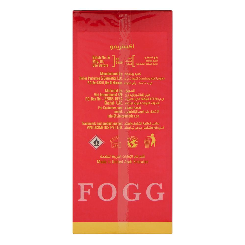 Fogg Scent Xtremo, Eau de Parfum, 100ml | United Arab Emirates | Fragrance For Men