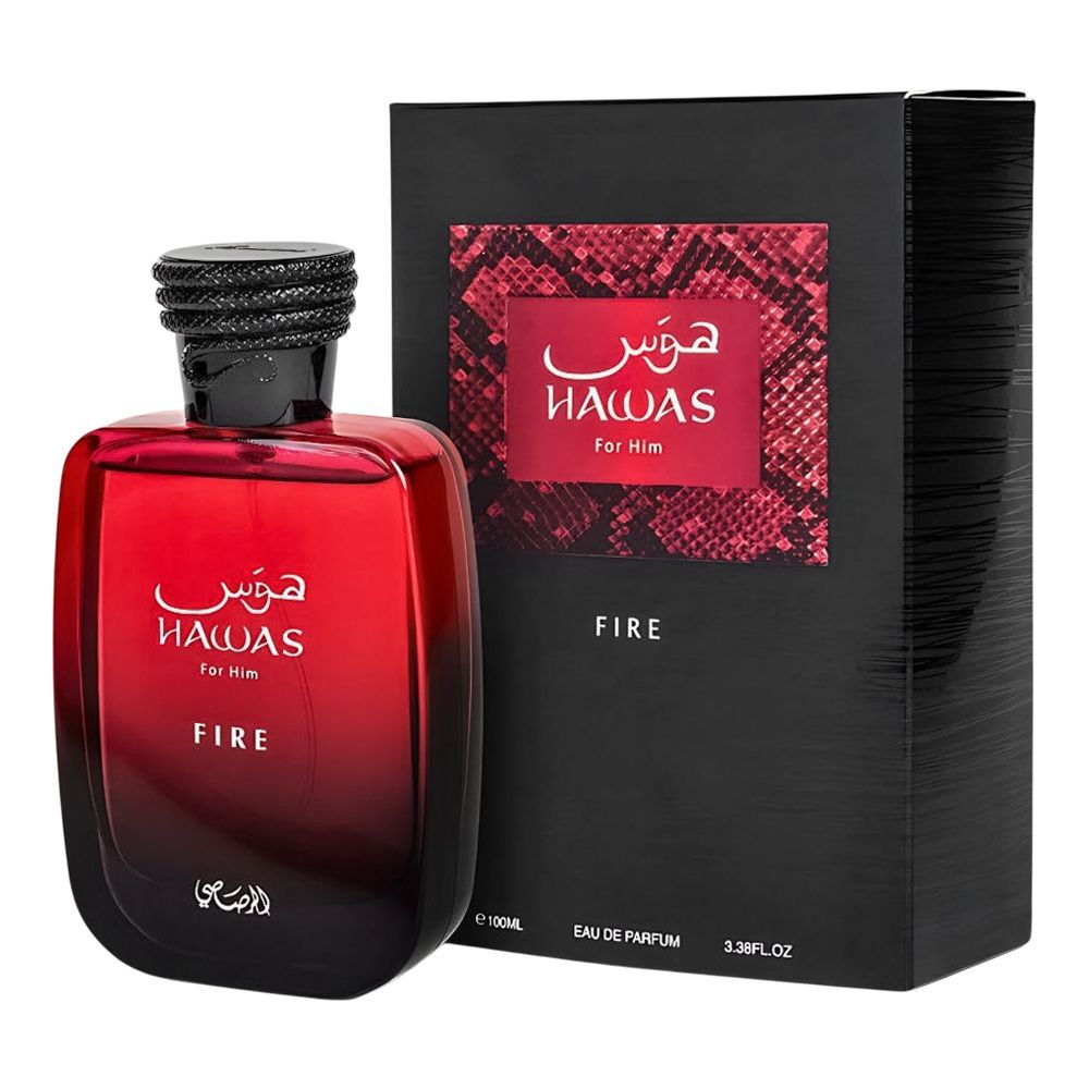 Rasasi Hawas Fire, Eau de Parfum, 100ml | France | Fragrance For Men