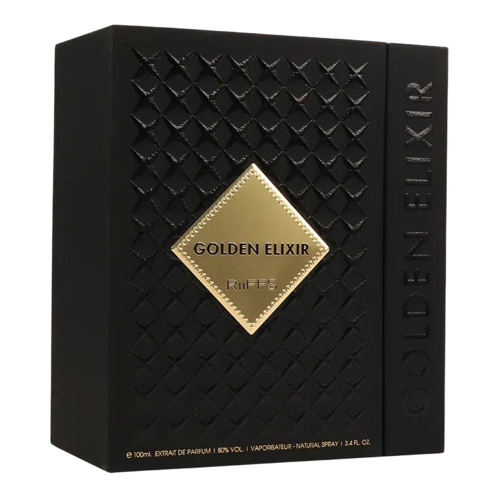 Riiffs Golden Elixir, Eau De Parfum, 100ml | United Arab Emirates | Fragrance For Men & Women