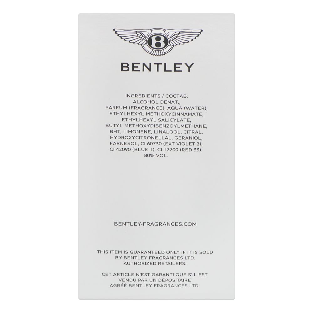 Bentley Momentum Unlimited, Eau de Toilette, 100ml | France | Fragrance For Men