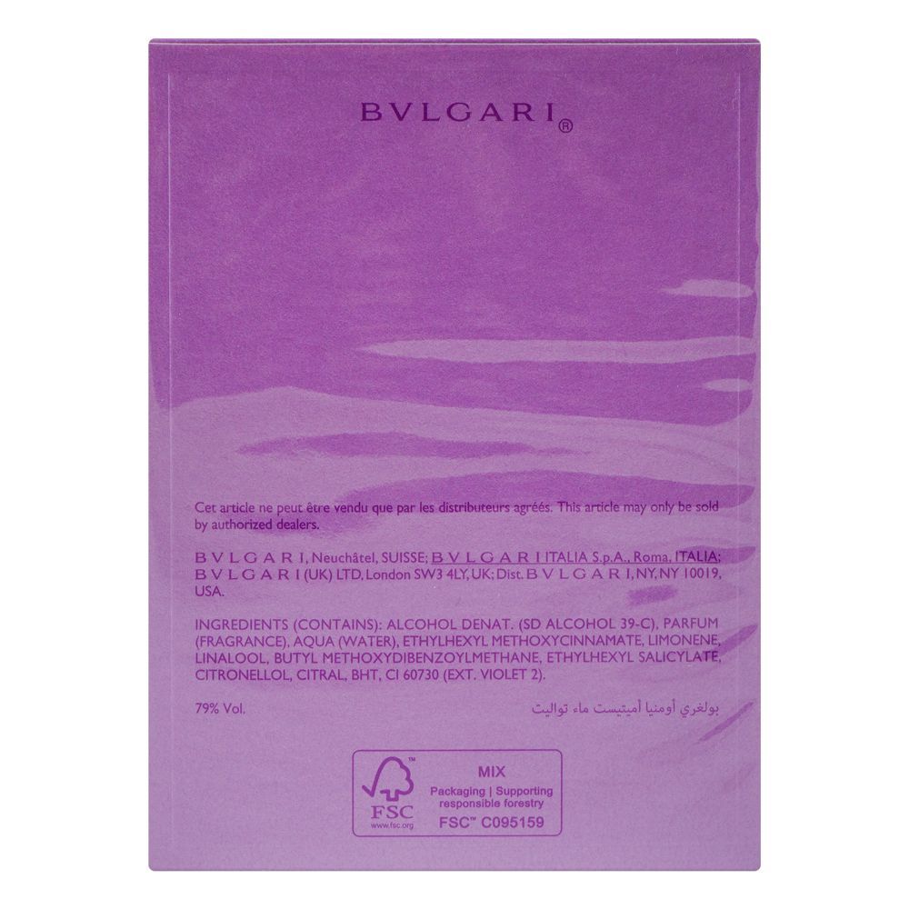 Bvlgari Omnia Amethyste, Eau de Toilette, 100ml | Italy | Fragrance For Women