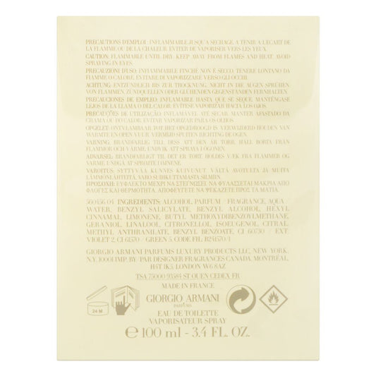 Giorgio Armani Prive Jasmin Kusamono, Eau de Toilette, 100ml | France | Fragrance For Women