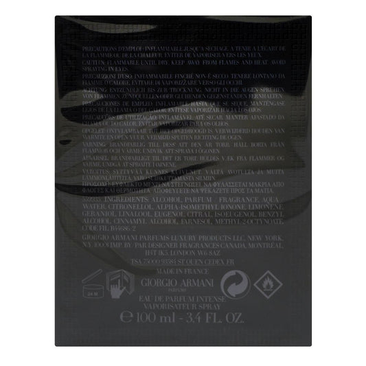 Giorgio Armani Prive Rose D'Arabie Intense, Eau de Parfum, 100ml | France | Fragrance For Men & Women