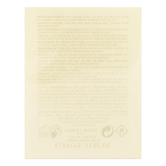 Giorgio Armani Prive Cypres Pantelleria, Eau de Toilette, 100ml | France | Fragrance For Men & Women