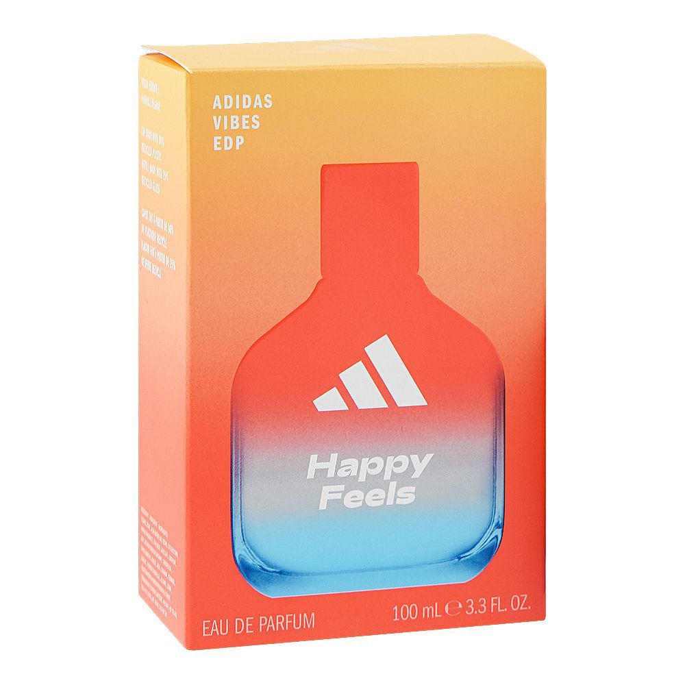 Adidas Vibes Happy Feels, Eau de Parfum, 100ml | Spain | Fragrance For Men & Women