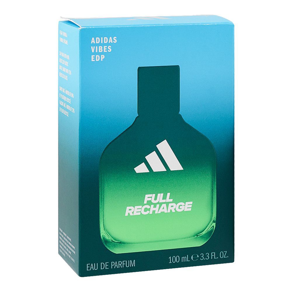Adidas Vibes Full Recharge, Eau de Parfum, 100ml | Spain | Fragrance For Men & Women