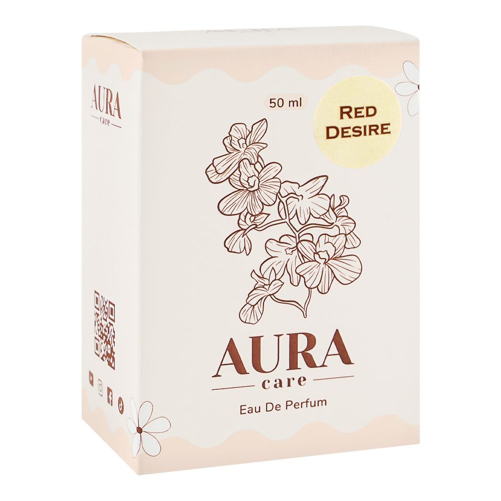 Aura Care Red Desire, Eau de Parfum, 50ml | Nationwide | Fragrance For Men