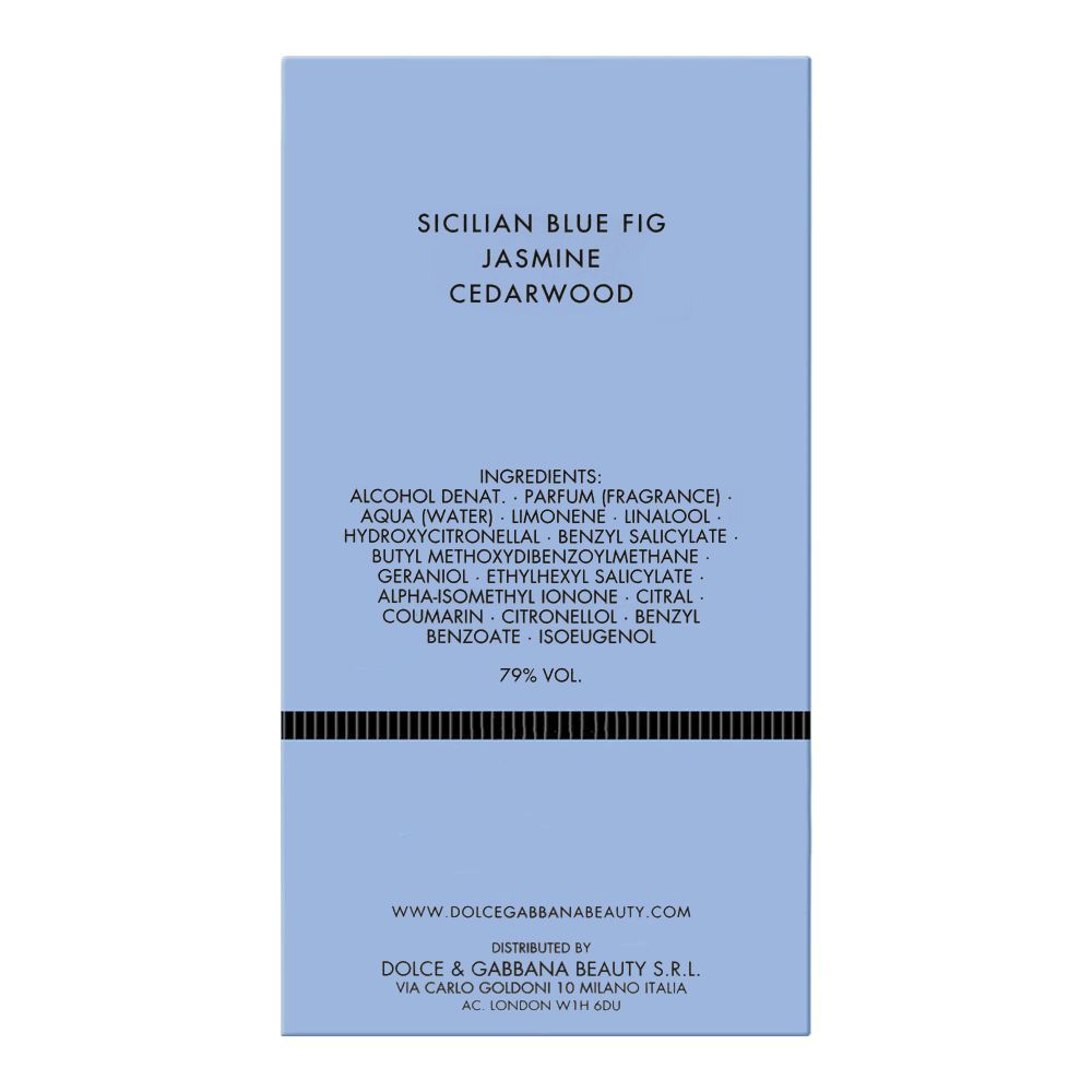 Dolce & Gabbana Blue Jasmine, Eau de Parfum, 75ml | Italy | Fragrance For Women