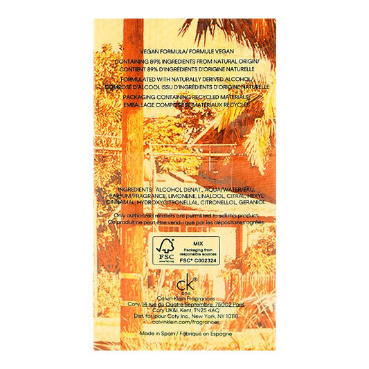 Calvin Klein Ck One Summer Daze, Eau de Toilette, 100ml | Spain | Fragrance For Women