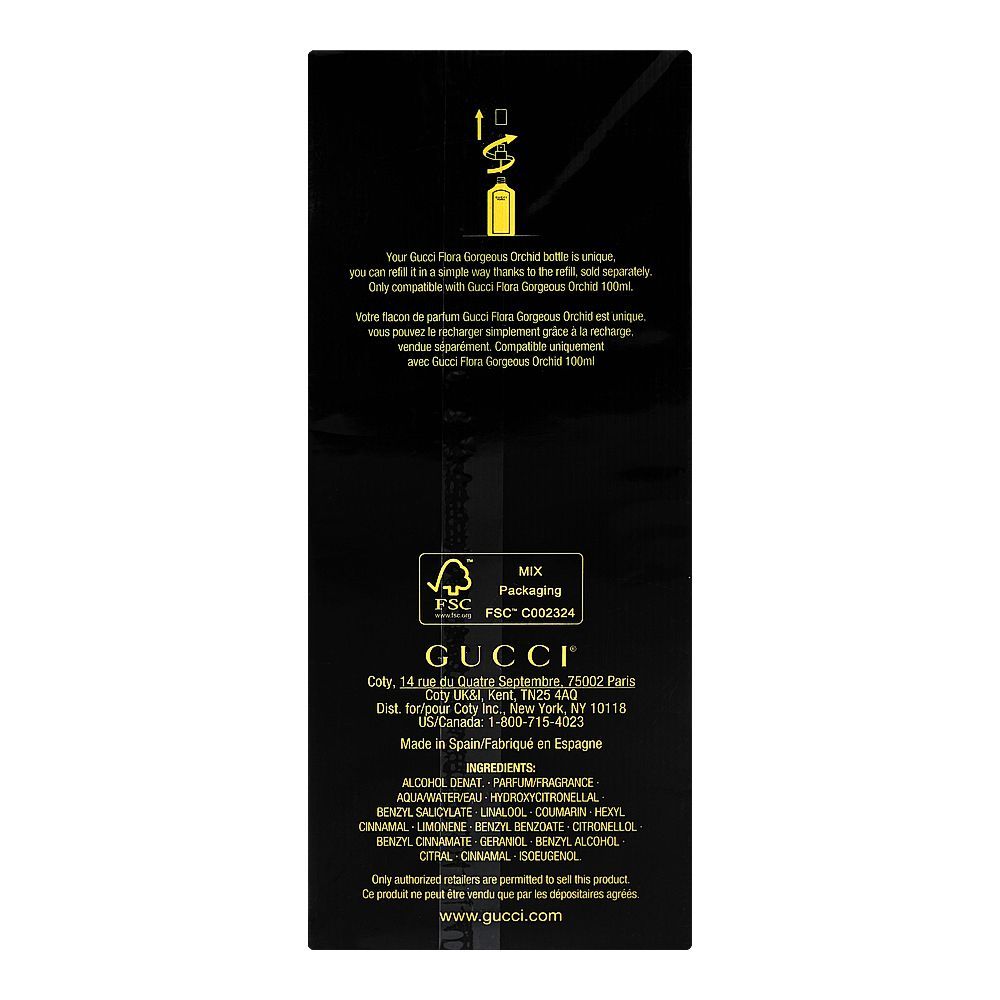 Gucci Flora Gorgeous Orchid, Eau De Parfum, 100ml | Spain | Fragrance For Women