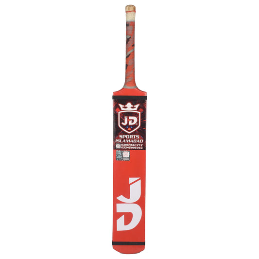 JD Cricket Tapeball Bat - TM Edition Srilankan Coconut Wood Red | JD Cricket Tapeball Bat | Cricket