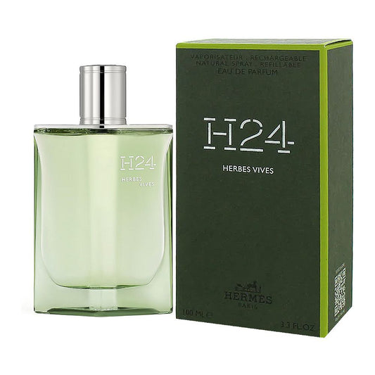 Hermes H24 Herbes Vives Refillable, Eau De Parfum, 100ml | France | Fragrance For Men