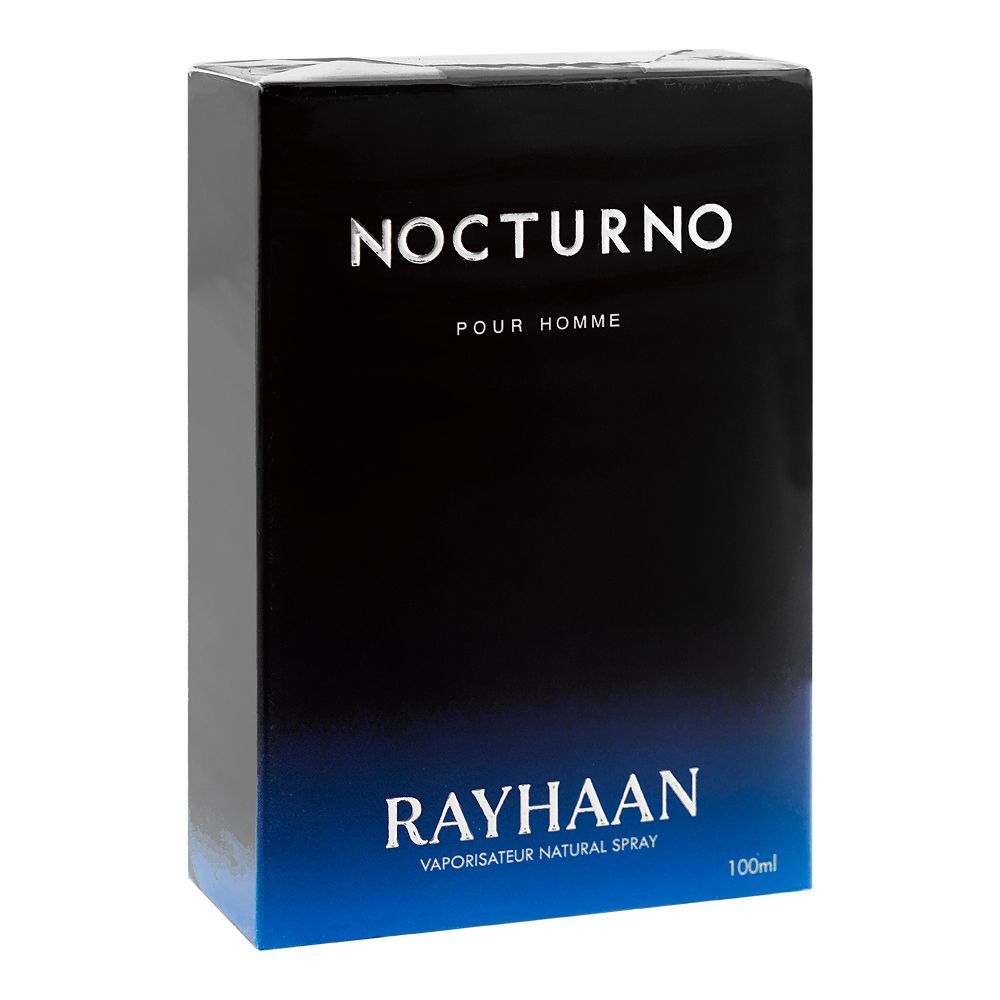 Rayhaan Nocturno Pour Homme Eau De Parfum, 100ml | Nationwide | Fragrance For Men
